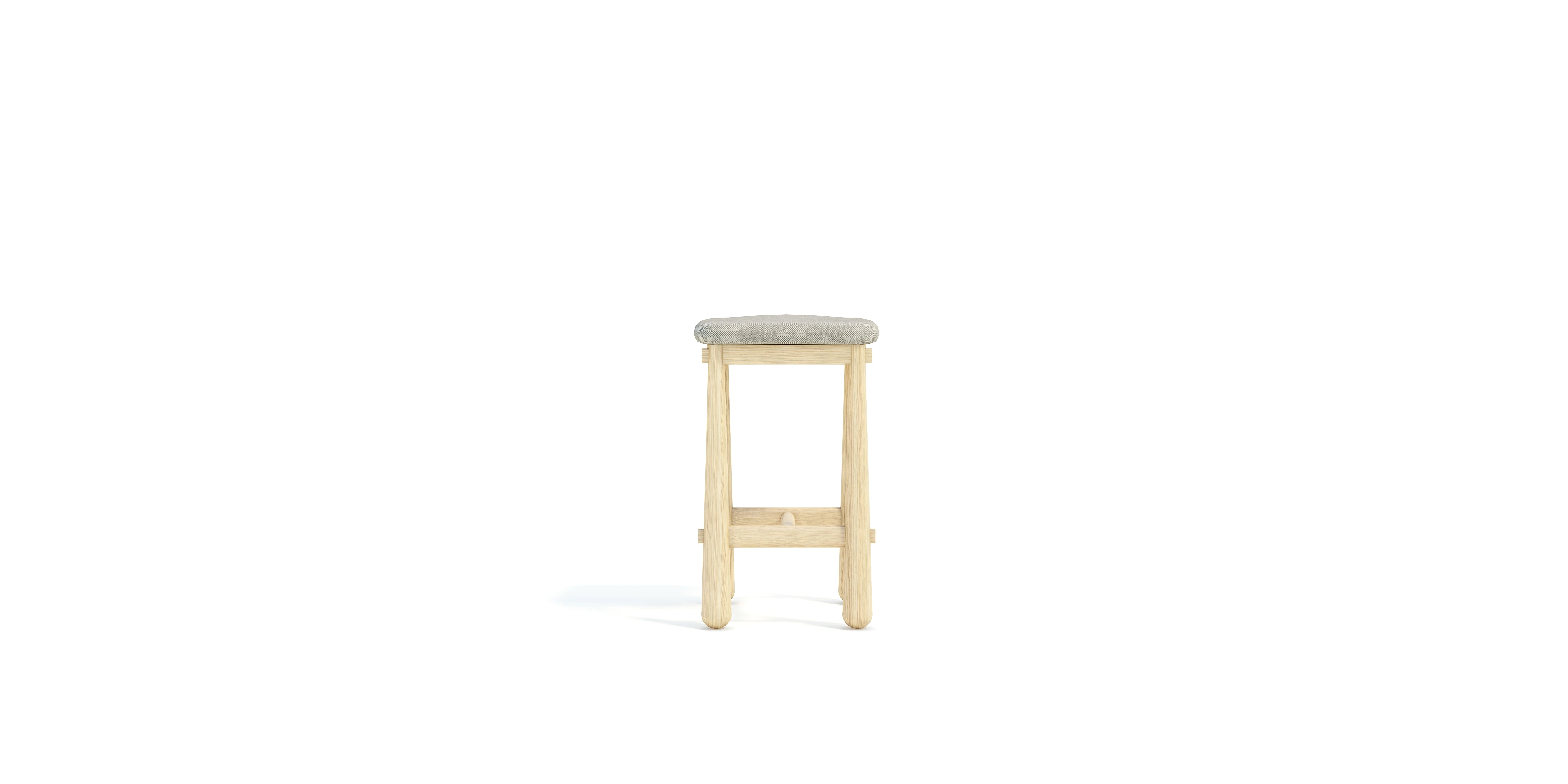 BANQUETA TACO BAIXA SEM ENCOSTO - - - - - - - TECIDO ECOSIMPLE - ECOSIMPLE-1391-6.935.09010 ATLANTA - CRU LINHO/VERDE MUSGO